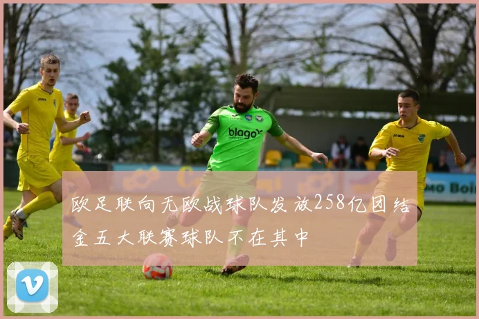 欧足联向无欧战球队发放258亿团结金五大联赛球队不在其中